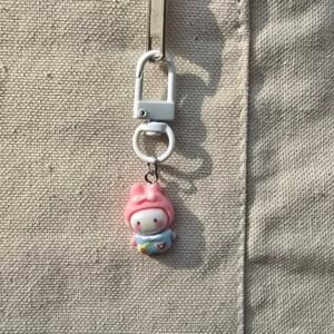 Peach Cute Keychain