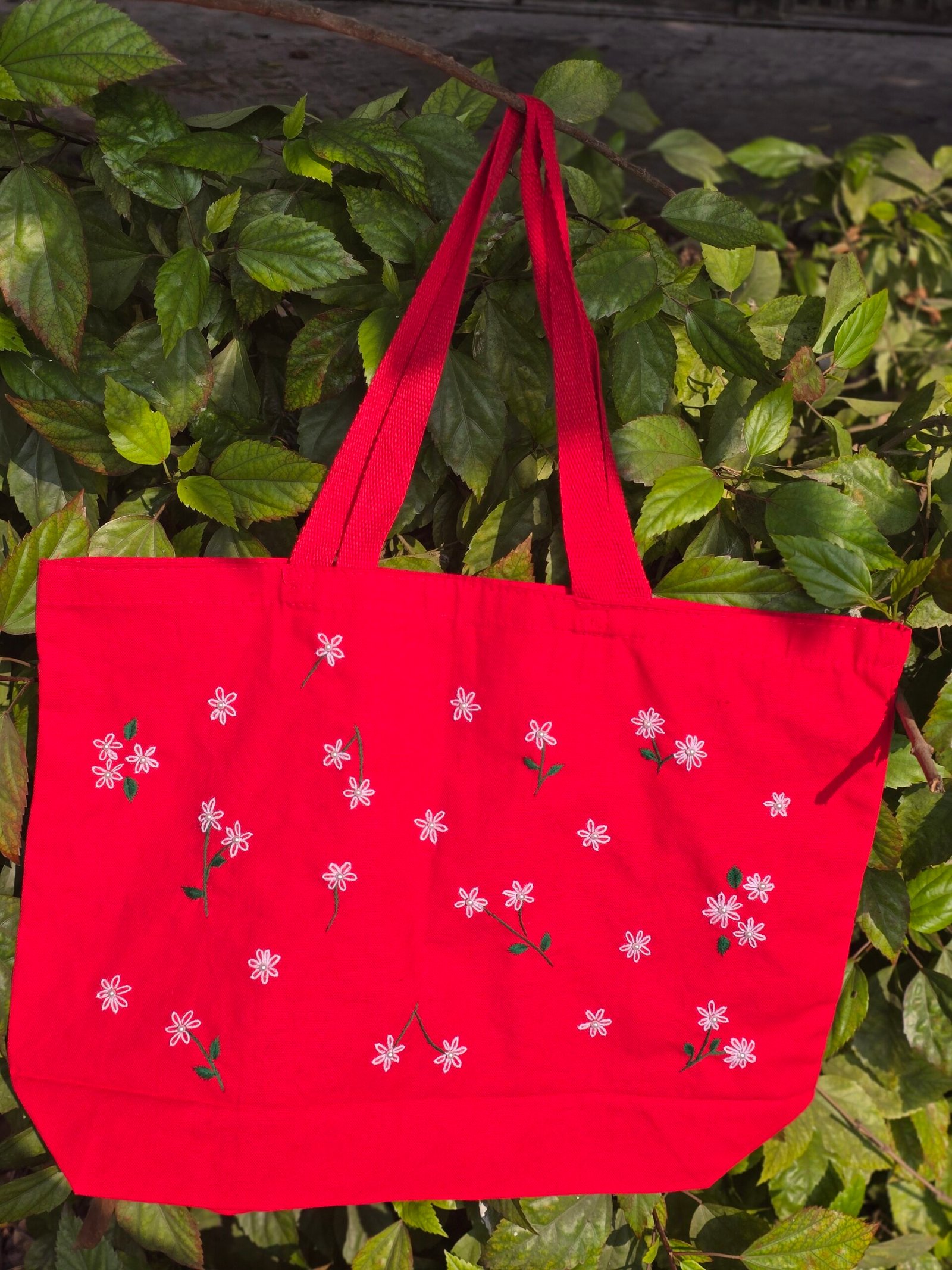 Embroidered Tote Bag - Image 2