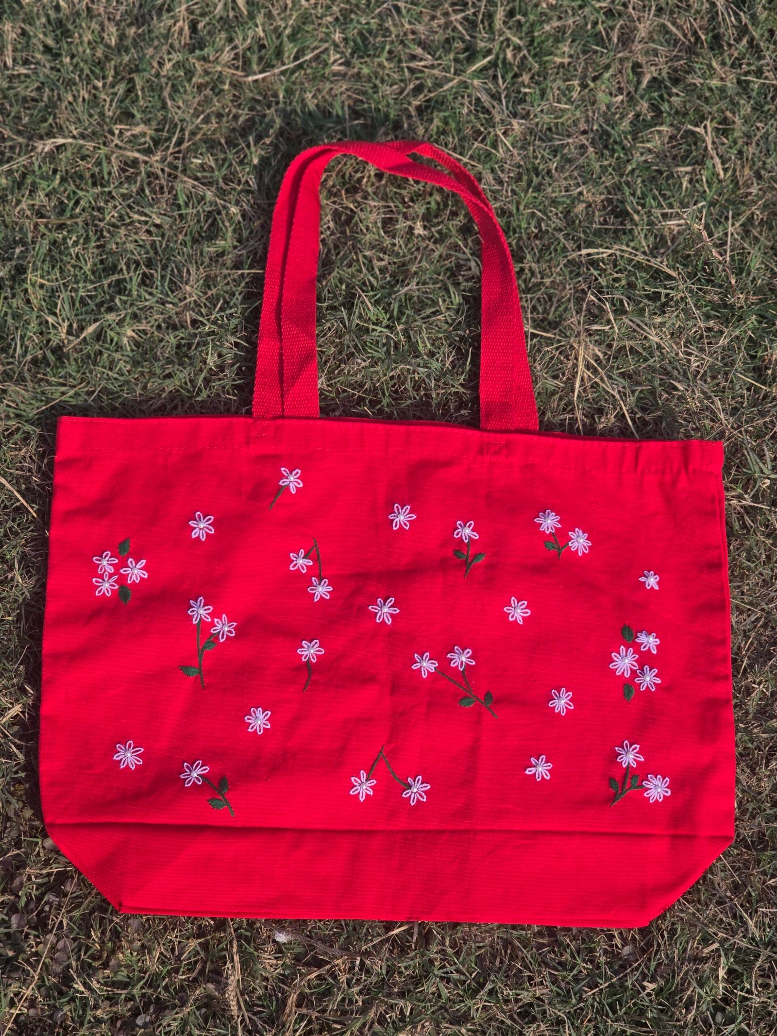 Embroidered Tote Bag